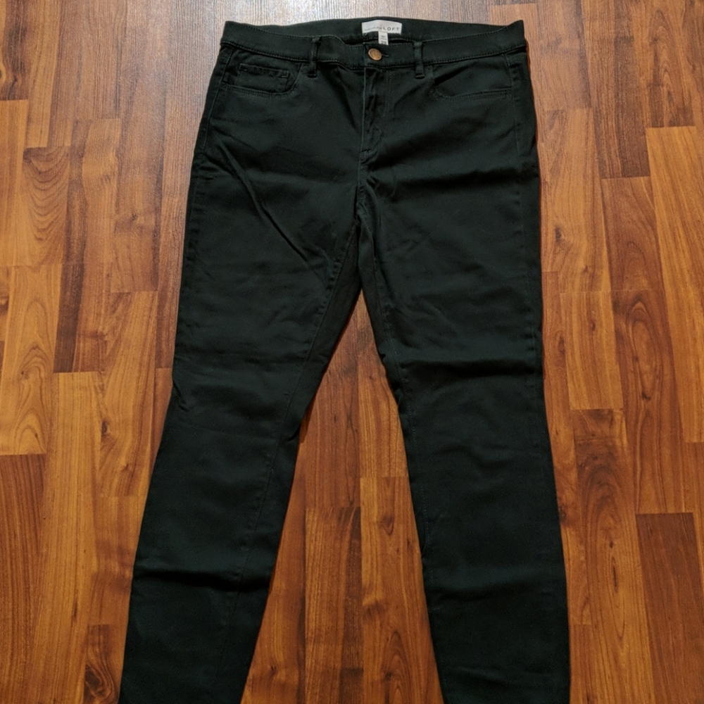Loft Dark Green Jeggings